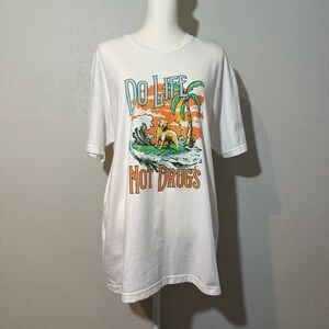 “Do Life Not Drugs” Labrador Surf Beach Tee Shirt Size XL